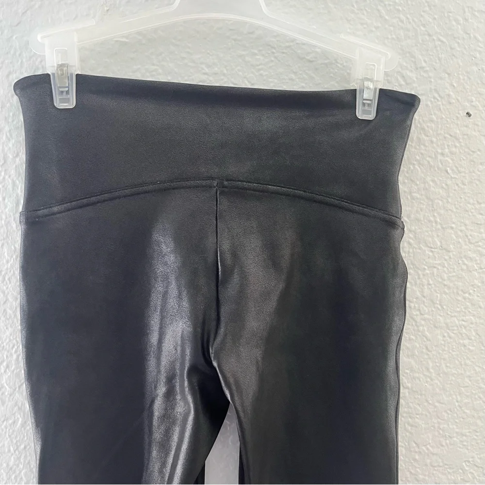 Spanx Faux Leather Leggings Black Size Medium - Picture 7 of 12